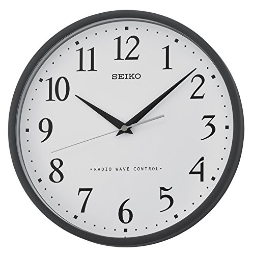 Seiko Reloj de Pared plástico Negro baycliffe QXR210K