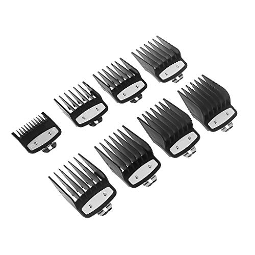 siwetg 8 Piezas De Peine Guía De Corte Profesional para Wahl con Clip De Metal # 3171-500–1/8"a 1" Set