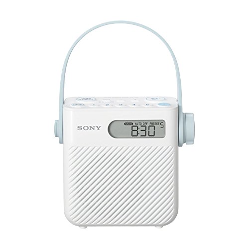 Sony ICF-S80 - Radio de ducha de 0.5W, blanco