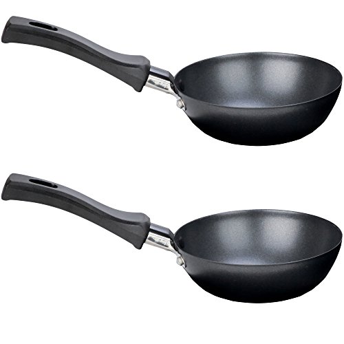 Syntrox Germany wok-pfännchen Cuenco Sartén wok sartén Reductor helocoidal suministro INDUST./Extensión para raclette rac-1200w Basel y rac-1200w Liestal - Negro, 2