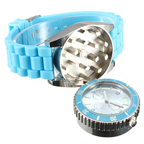 TANKACE Grinder Reloj con grinder magnético oculto para Hierbas y Especias 42mm