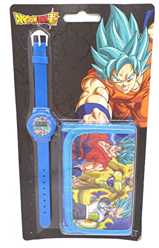 TDL Dragon Ball Z Set De Regalo Reloj + Billetera - Licenciado Oficialmente -Watch & Wallet