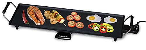 Techwood Teppan Yaki - Plancha (70 x 23 cm), color negro