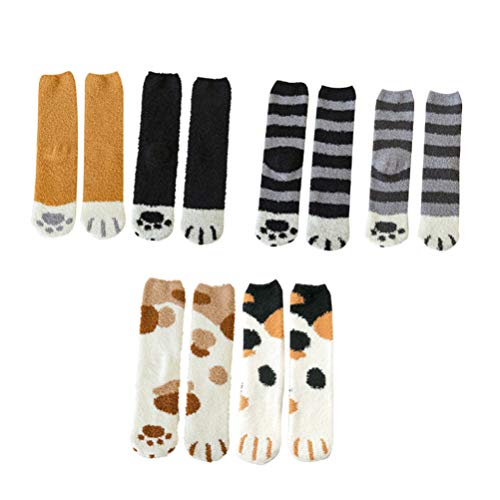 TENDYCOCO - Calcetines para Animales, Divertidos, Novedad, Niñas, 4370BIH119, 6 Unidades, 21 * 6 * 2 cm