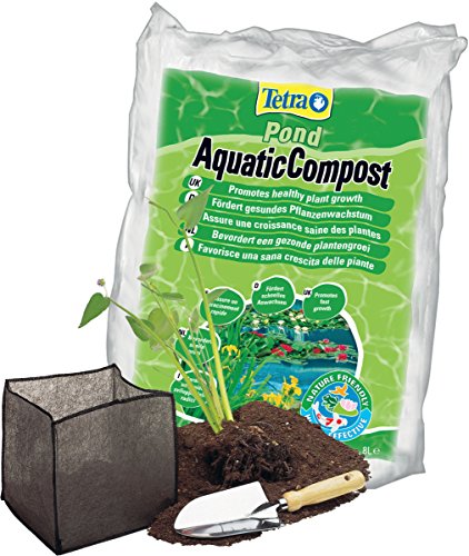 Tetra Pond AquaticCompost – Fertilizante para Fondo de Estanque – Nutrientes para Plantas de Estanque de jardín y decoración – Promueve el Crecimiento de Plantas – 8 litros