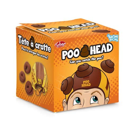 Thumbs Up Poo Head - Juego con gorro, velcro y popa falsa