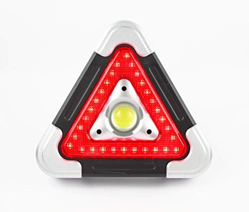 Triángulo Coche señal de Advertencia Luz de Emergencia Proyector Reflector lámpara de Camping Externa Portátil Multifuncional de Carga Solar Led Luz de Trabajo