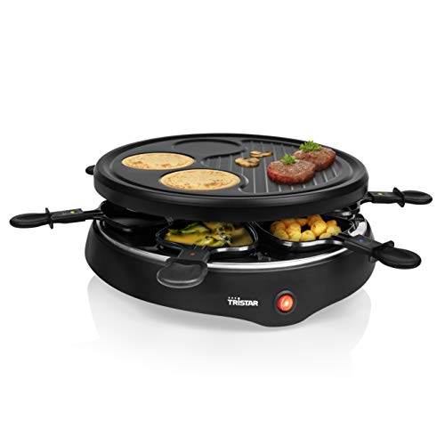 Tristar RA-2998 Parrilla – Para seis personas – Parrilla con moldes para creps