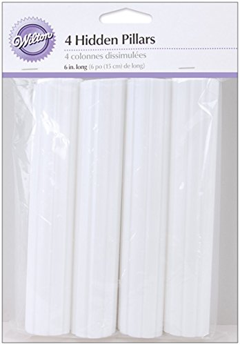 Wilton Pilares, Blanco, 2.54x14.833600000000001x22.606000000000002 cm, 4 Unidades