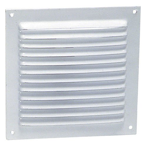 WOLFPACK LINEA PROFESIONAL 2530006 Rejilla Ventilación Atornillar 20x20 cm. Blanca Lacada