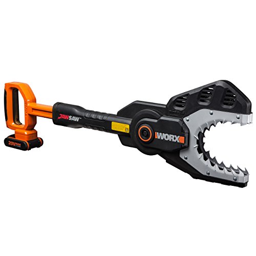 Worx 20 V Max Ion de litio JawSaw Sierra de cadena de batería, wg329e, 1 pieza