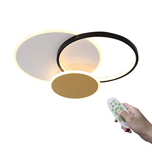 YAOXI Redondo Plafón Salón Lámparas De Techo LED con Mando 3 Triple Luz De Techo Modernos para Decoracion Dormitorio Cocina Sala De Estar Comedor Estudio Interior