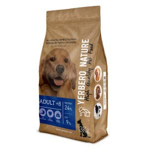 YERBERO Nature Adult+8 Comida Light Premium para Perros 3kg