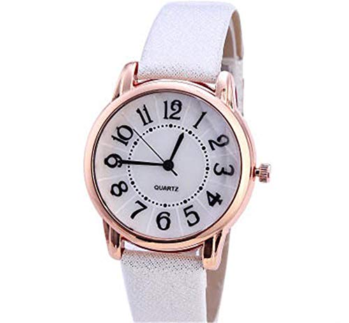 YZCKW Cinturón Casual Mujer Reloj Aleación Digital Reloj De Cuarzo Vestido Pulsera Regalo CG Reloj De Pulsera