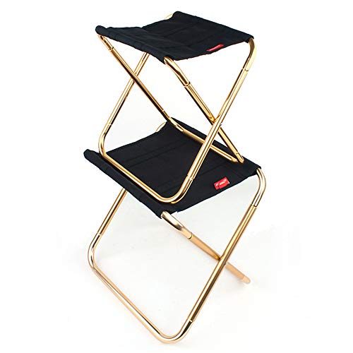 2PCS Mini Camp Stool, Taburete ligero para acampar, Silla plegable portátil para campamento, Sillas plegables al aire libre para viajes, Camping, Senderismo