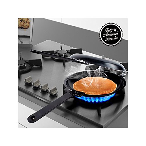 Appetitissime Sartén para Crepes, Acero Inoxidable, Negro, 19 cm