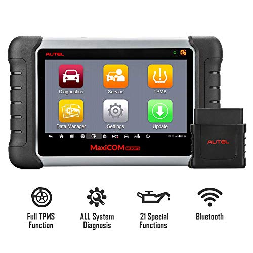 Autel MaxiCOM MK808TS Herramienta de diagnóstico Multimarca Android con Restablecimiento Servicios Aceite/EPB/BMS/SAS/DPF/IMMO y Servicio TPMS Completo para Profesionales y Talleres