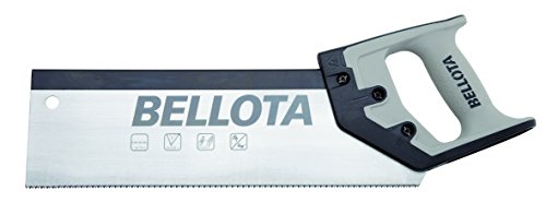 Bellota 4565-12 SERRUCHO COSTILLA MANGO BIMATERIAL 300MM, Acero, 300 mm