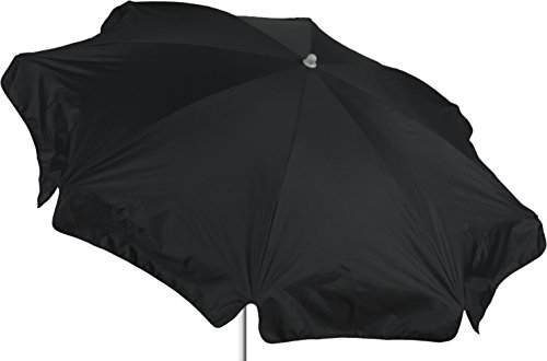 Beo sombrillas Impermeable, Redondo, 180 cm de diámetro, Antracita/Negro