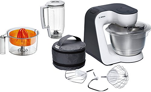 Bosch MUM5 Start Line universal 800W 3.9L Naranja, Plata, Transparente, Color blanco - Robot de cocina (3,9 L, Naranja, Plata, Transparente, Blanco, Botones, 1,25 L, 1,5 L, Acero inoxidable)