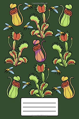 Carnivorous Plants Journal Venus Fly Trap Notebook Sarracenia Pitcher Plant Book Carnivorous Plants Gifts 6x9 110: Carnivorous Plants Gifts For Kids & Adults