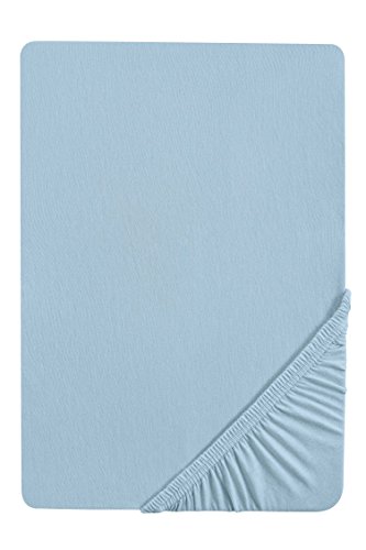 Castell 77113/018/087 - Sábana bajera ajustable elástica para cama, Azul, 90 x 190 cm