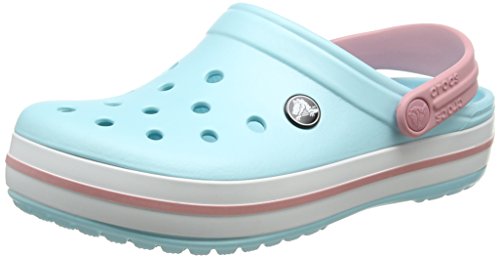 Crocs Crocband U, Zuecos Unisex Adulto, Azul (Ice Blue-White), 48-49 EU