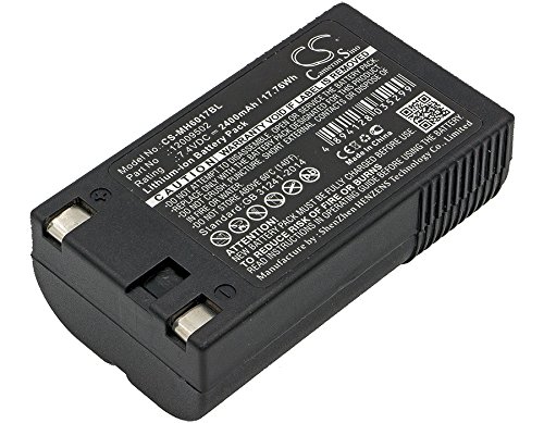 CS-MH6017BL Batería 2400mAh Compatible con [HANDIPRINTER] 6017, [Monarch] 6017 Handiprint, 6032, 6032 Pathfinder, 6039, 6039 Pathfinder, 9460 Sierra Sport, Sierra Sport 2, [PAXAR] 6017 Handiprinter,