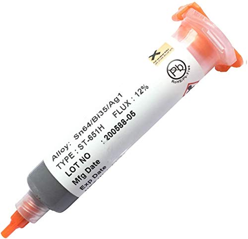 CYBERNOVA Sn64/Bi35/Ag1 REWORK Solder Paste NO Clean Solder (35g)