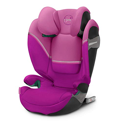 CYBEX Gold Silla de coche para niños Solution S i-Fix, Para coches con y sin Isofix, Grupo 2/3 (15-36 kg), Desde los 3 hasta los 12 años aproximativamente, Rosa Magnolia