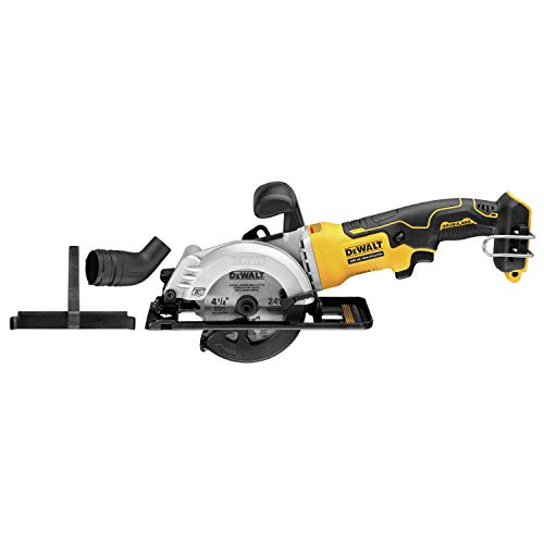 DeWalt DCS571NT-XJ DCS571NT-XJ-Sierra Circular de Mano sin escobillas XR 18V Ø115mm y 38mm sin Cargador/batería con maletín TSTAK, 18 V, Amarillo