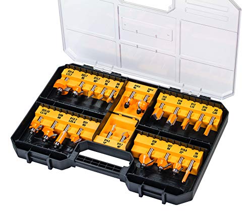 DeWalt Fresa Set, 22 piezas, dt90017