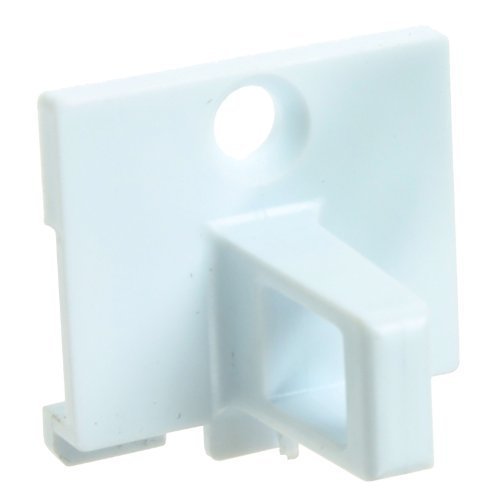 Door Lock Plastic Catch Hook for Indesit Tumble Dryers (White)