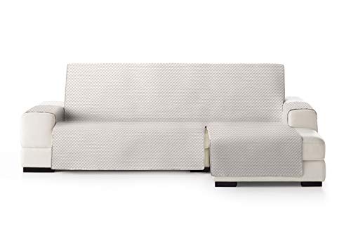 Eysa Oslo Funda, Poliéster, Crudo/Visón, Chaise Longue Extra 290cm. Válido para sofá Desde 300 a 350cm