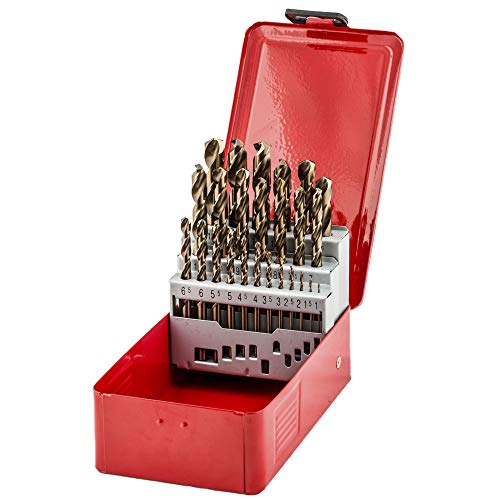 fischer 543330 Estuche brocas cobalto (25 unidades), Gris, Set Piezas