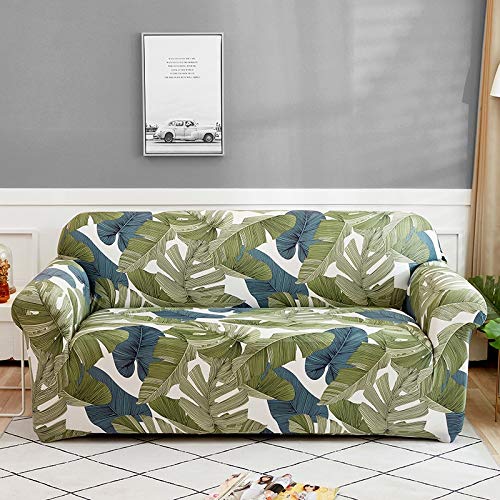 Funda de sofá Floral Funda de sofá elástica para Sala de Estar Sofá de Esquina seccional Moderno Funda de sillón Funda de sofá A25 2 plazas