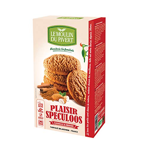 Galletas placer canela & almendras BIO - Le Moulin du Pivert - 175g