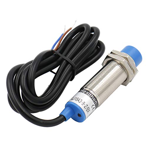 Heschen Interruptor inductivo del sensor de proximidad LJ18A3-8-Z/BX detector 8mm 10-30VDC 200mA NPN normalmente abierto (NO) 3 cables