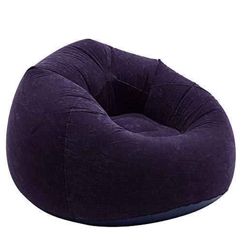 Iraza Puff Funda de Bean Bag,Kit de Sillónes de Hinchables de Adulto Infantil para Sala Dormir (Armada, 110_x_110_x_85_cm)