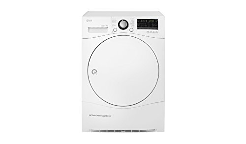 LG RC7055AH1Z - Secadora (Independiente, Frente, Condensación, 7 kg, A, Algodón, Delicado/seda, Mezclar, Rápido, Deporte) Color blanco