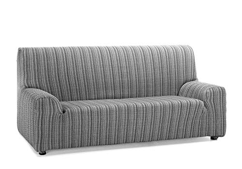Martina Home Mejico - Funda de sofá elástica, Gris, 4 Plazas, 240 a 270 cm de ancho