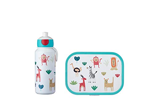 MEPAL Pop Up Cantimplora y Fiambrera lunchset de Campus de pubd de Animal de Friends, ABS, 0 mm, 2