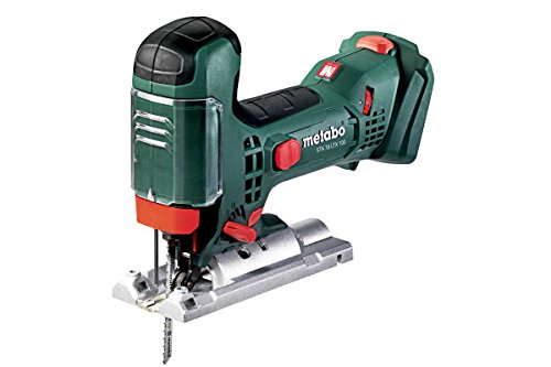 Metabo 601002840 601002840-Sierra de calar a bateria 18V Ah Li-Ion STA 18 LTX 100 con maletin MetaLoc, 0 W, 18 V, Negro, Size