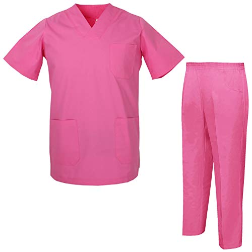 MISEMIYA - Pijams Sanitarios Unisex Uniformes Sanitarios Uniformes Médicos 817-8312 - S, Casaca Sanitarios 817-9 Fucsia