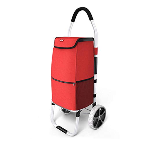 MJAHQ Carrito de la Compra Plegable, para Subir Escaleras, y portátil Escalera salvaescaleras, Carro Multifuncional para Equipaje con Ruedas, Ligero e Impermeable-mi