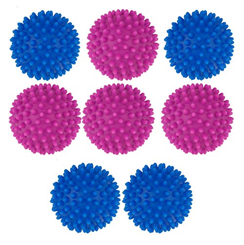Opopark 8 Piezas Bolas de Secadora Secadora de Tambor Reutilizable Bolas de Secado Bola de Suavizante de Telas para Lavadora