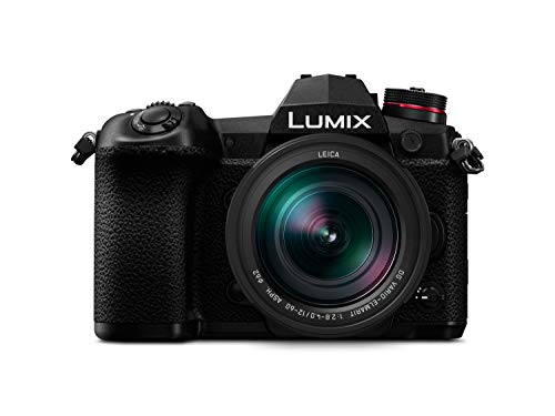 Panasonic Lumix DC-G9LEC-K Cámara Evil de 20.3 MP (20FPS AFC Raw, Estabilizador Óptico de 5 Ejes, Live Mos, 4K Ultra HD, Pantalla Táctil) Kit con Objetivo Leica 12-60mm / F2.8-F4, Bluetooth, Negro