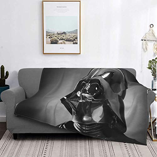 Personalizado Lana Manta,Casco Vader San Benedetto del Tronto Italia Luz Diciembre Estrella Darth Bang Big Theory Design Anakin,Sala/Cuarto/Sofá Cama Franela Edredón Manta de Tiro,60" X 50"