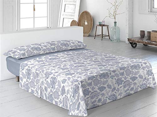 Pierre Cardin Sabanas, Algodón, Azul C2, Cama 150 Cm