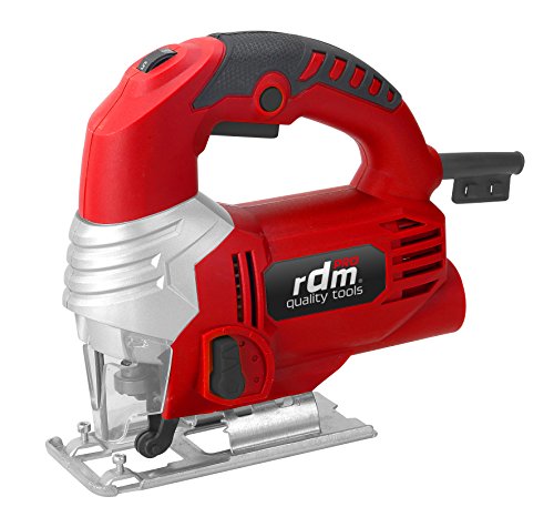 RDM Quality Tools 70053 PRO - Sierra de calar profesional , 600W, giro reversible, velocidad variable, Rojo/Negro